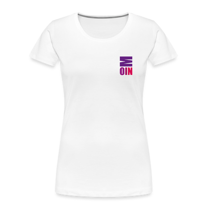 Frauen Premium Bio T-Shirt - Moin - Weiß