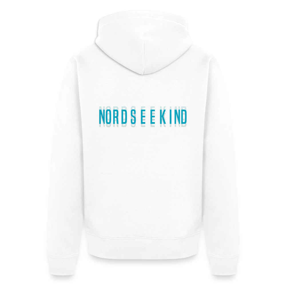Nordseekind Herren Premium Kapuzenjacke - Weiß