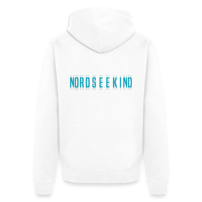 Nordseekind Herren Premium Kapuzenjacke - Weiß