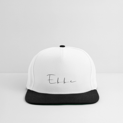 Ebbe - Snapback Cap - Weiß/Schwarz