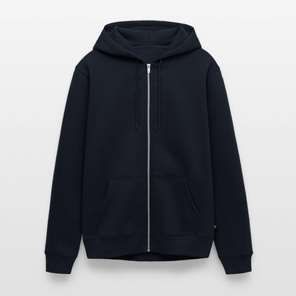 Herren Premium Kapuzenjacke - wat'n Schietweer (weiss) - Navy