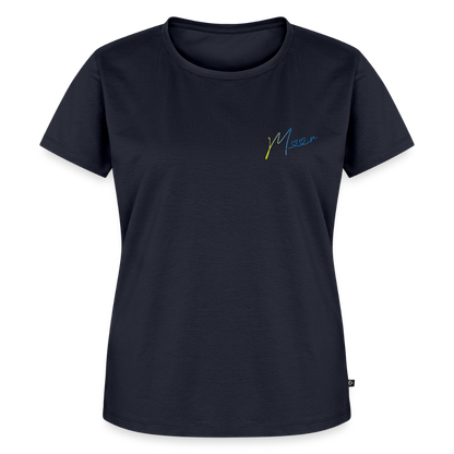 Frauen Premium Bio T-Shirt - Meer - Navy