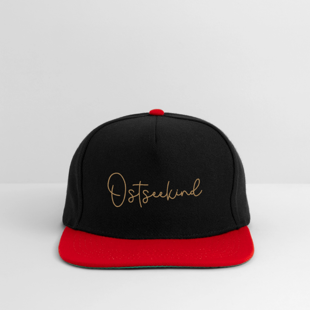 Snapback Cap - Ostseekind - Schwarz/Rot