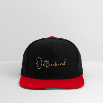 Snapback Cap - Ostseekind - Schwarz/Rot