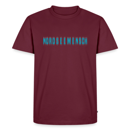 Nordseemensch - Herren Premium T-Shirt - Burgunderrot