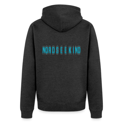 Nordseekind Herren Premium Kapuzenjacke - Anthrazit meliert