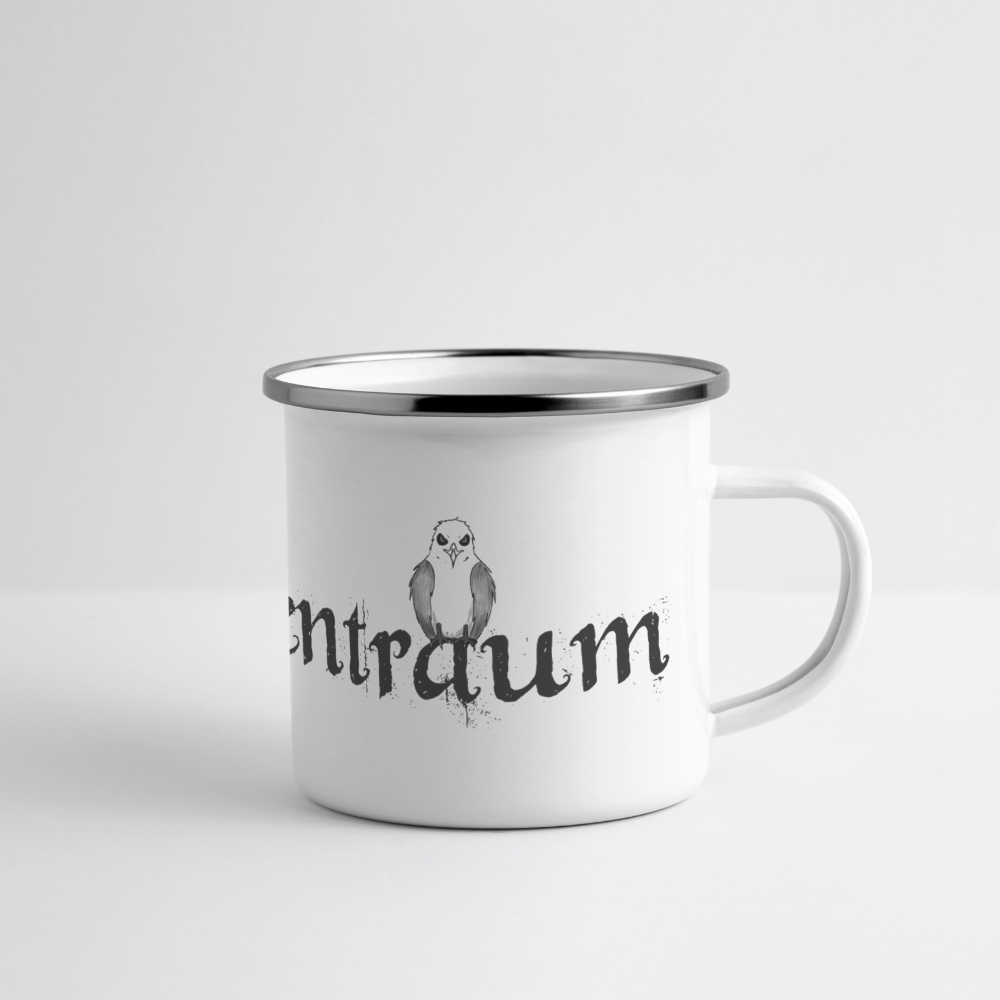 Meerchentraum - Emaille-Tasse - Weiß