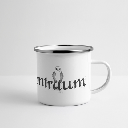 Meerchentraum - Emaille-Tasse - Weiß
