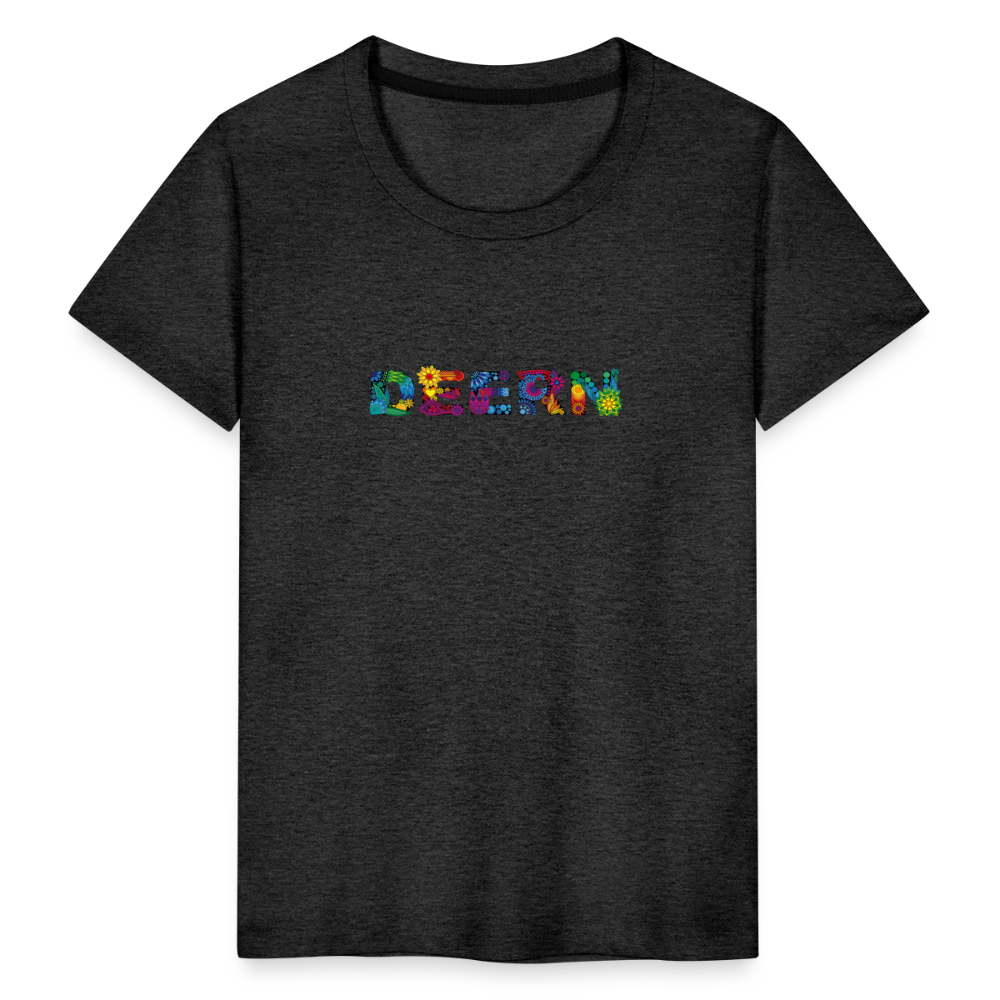 Kinder Premium T-Shirt - Deern - Anthrazit