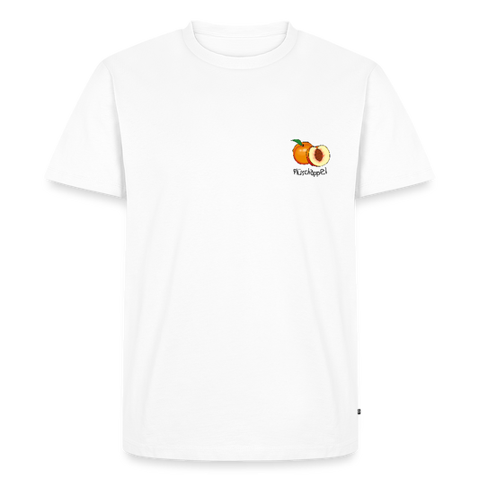 Herren Premium Bio T-Shirt - Plüschappel - Weiß