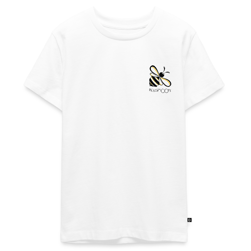 Teenager Premium T-Shirt - Plüschmoors - Weiß