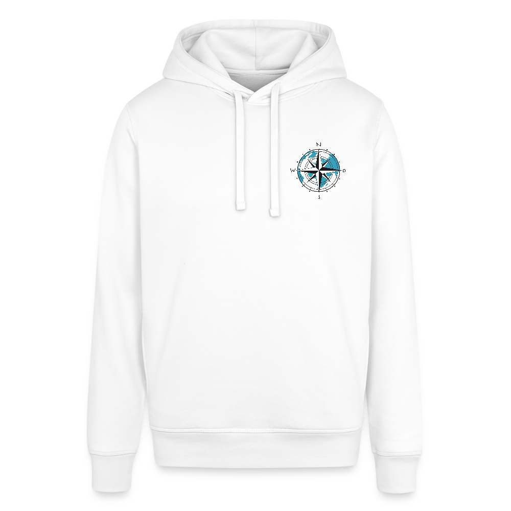 Unisex Bio-Hoodie - Kompass - Weiß