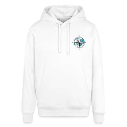 Unisex Bio-Hoodie - Kompass - Weiß