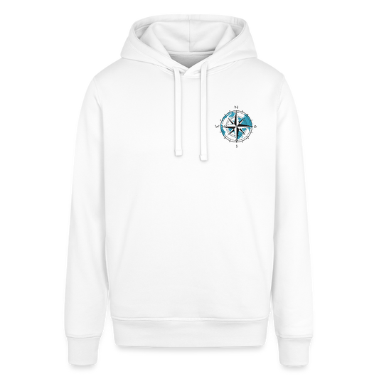 Unisex Bio-Hoodie - Kompass - Weiß