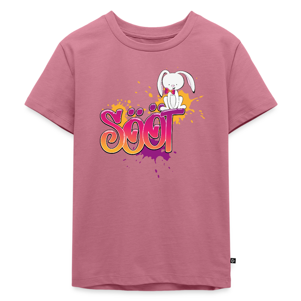 Kinder Premium T-Shirt - sööt Haas - Mauve
