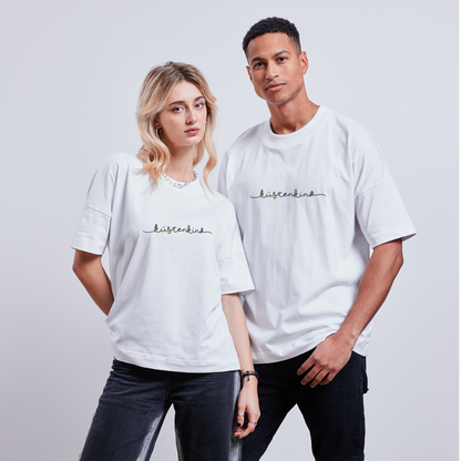 Unisex Oversize Bio-T-Shirt - Küstenkind - Weiß