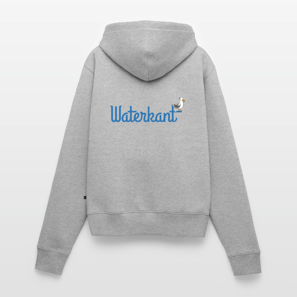 Damen Premium Kapuzenjacke - Waterkant - Grau meliert
