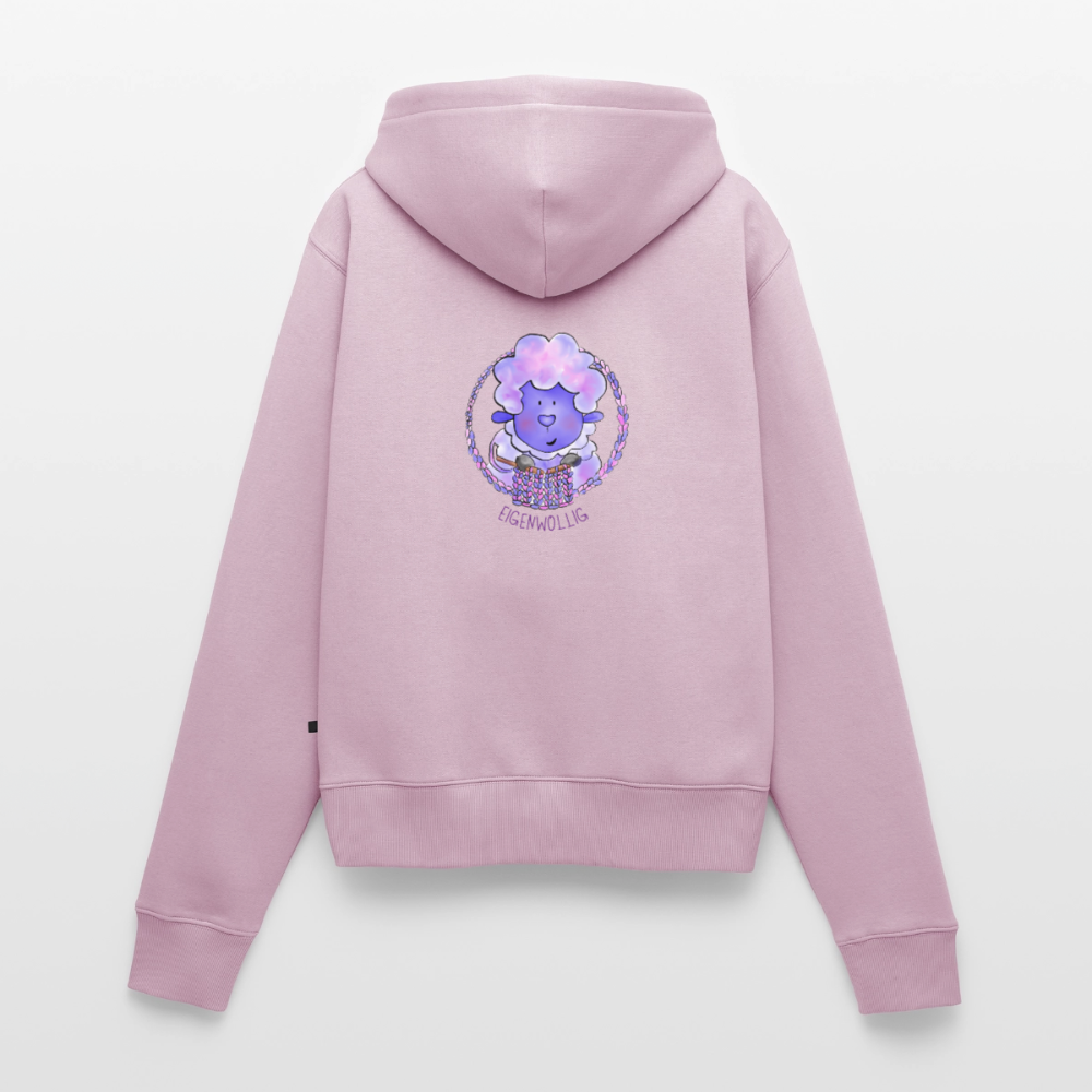 Frauen Premium Kapuzenjacke - Eigenwollig - Altrosa