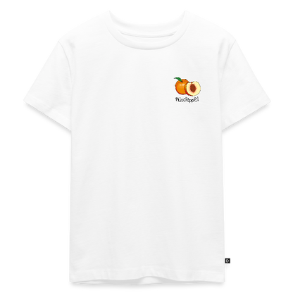 Kinder Premium T-Shirt - Plüschappel - Weiß