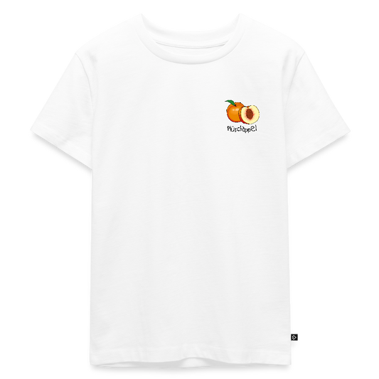 Kinder Premium T-Shirt - Plüschappel - Weiß