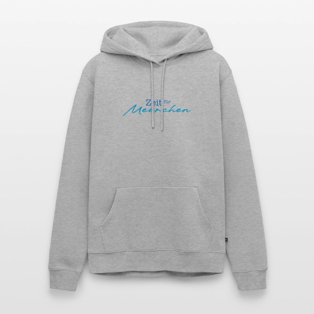 Herren Premium Hoodie - Zeit für Meerchen - Grau meliert