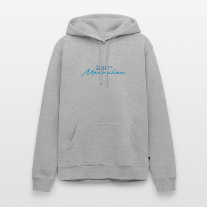 Herren Premium Hoodie - Zeit für Meerchen - Grau meliert