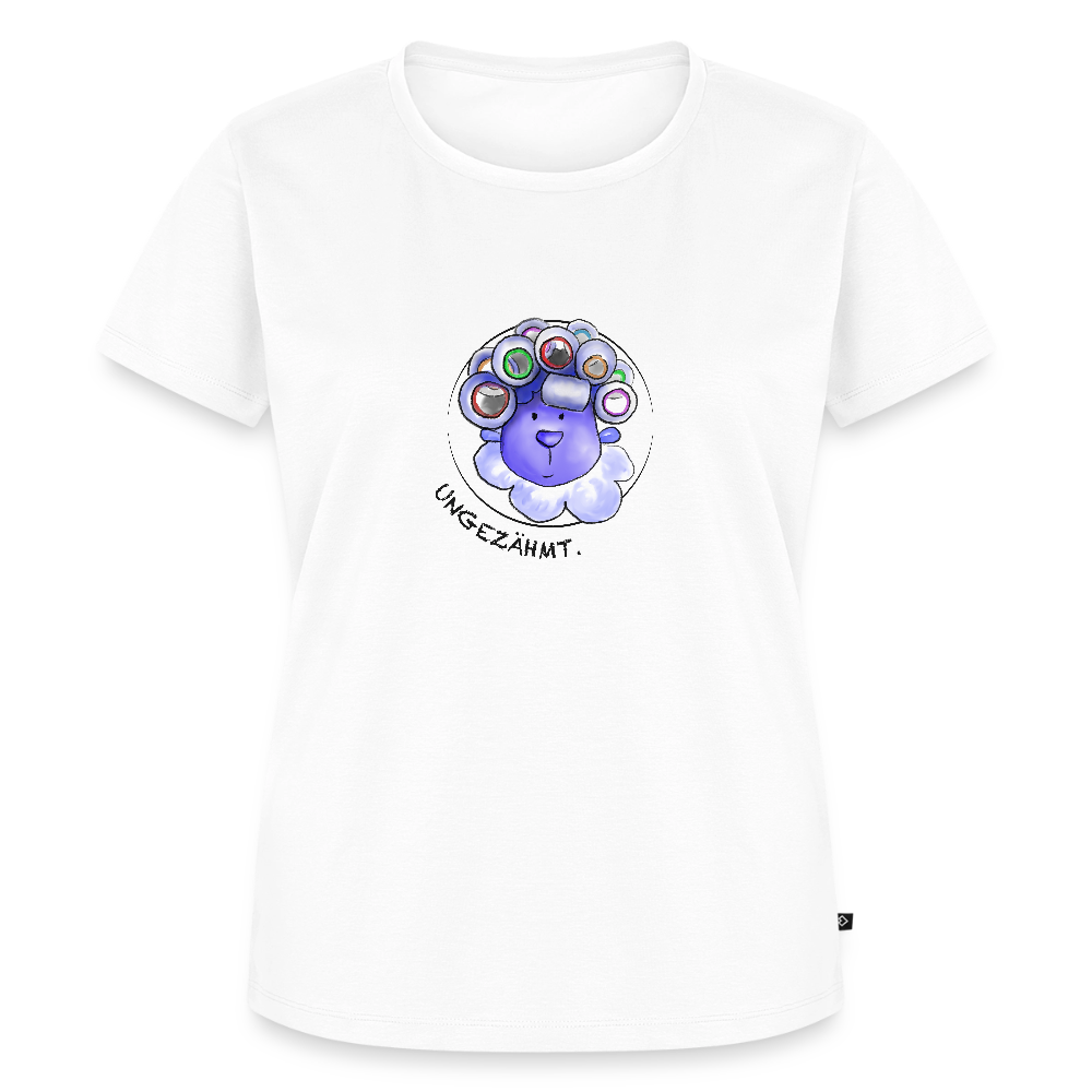 Damen Premium T-Shirt - Schaf ungezähmt - Weiß