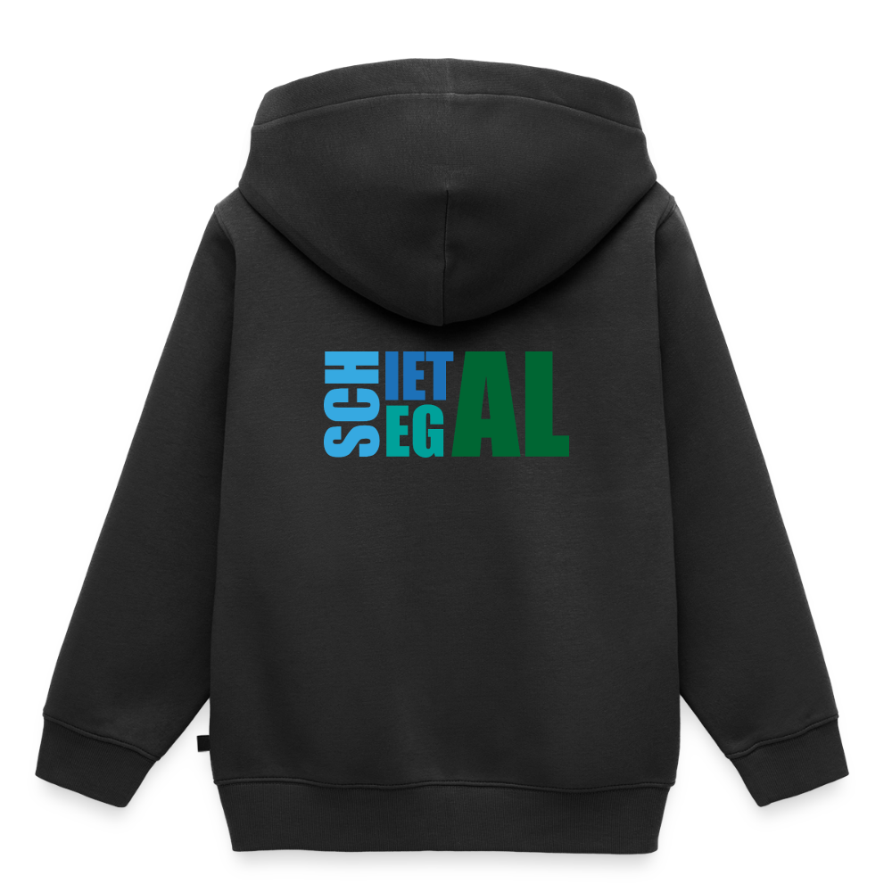 Kinder/Teenager Premium Hoodie "Schietegal" - Schwarz