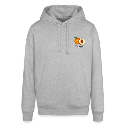 Unisex Bio-Hoodie - Plüschappel - Grau meliert