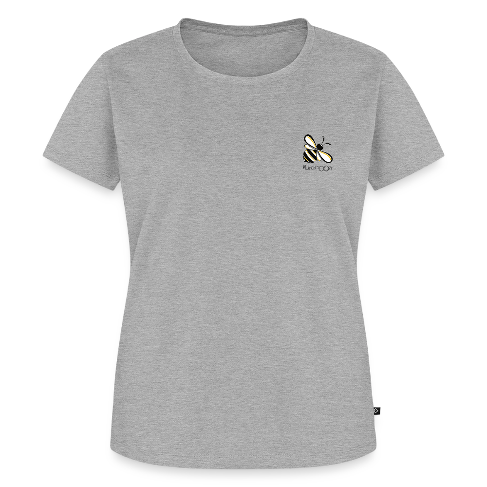 Damen Premium Bio T-Shirt - Plüschmoors - Grau meliert