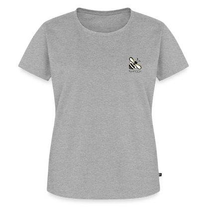 Damen Premium Bio T-Shirt - Plüschmoors - Grau meliert