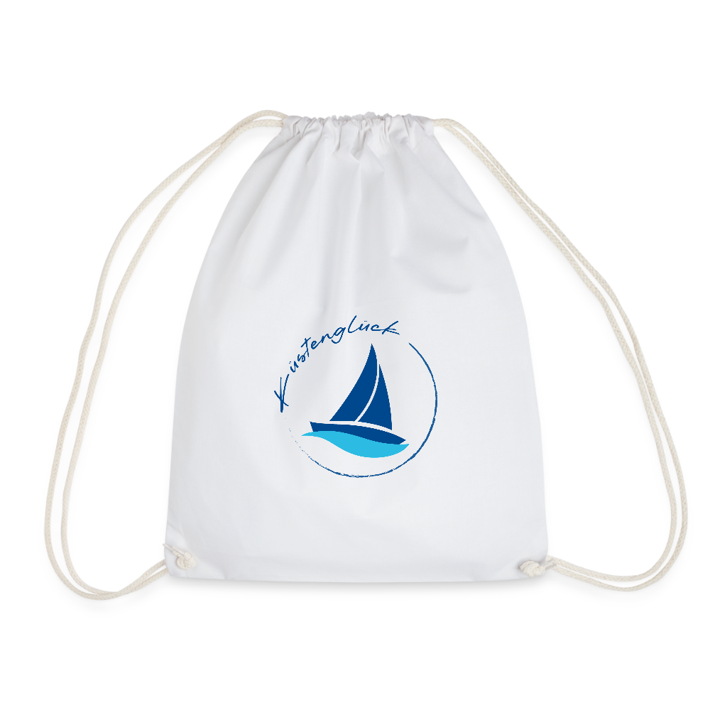 Turnbeutel - Küstenglück - Weiß