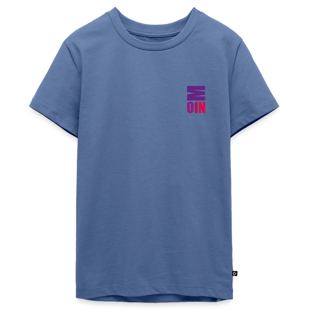 Teenager Premium T-Shirt "Moin" - Taubenblau