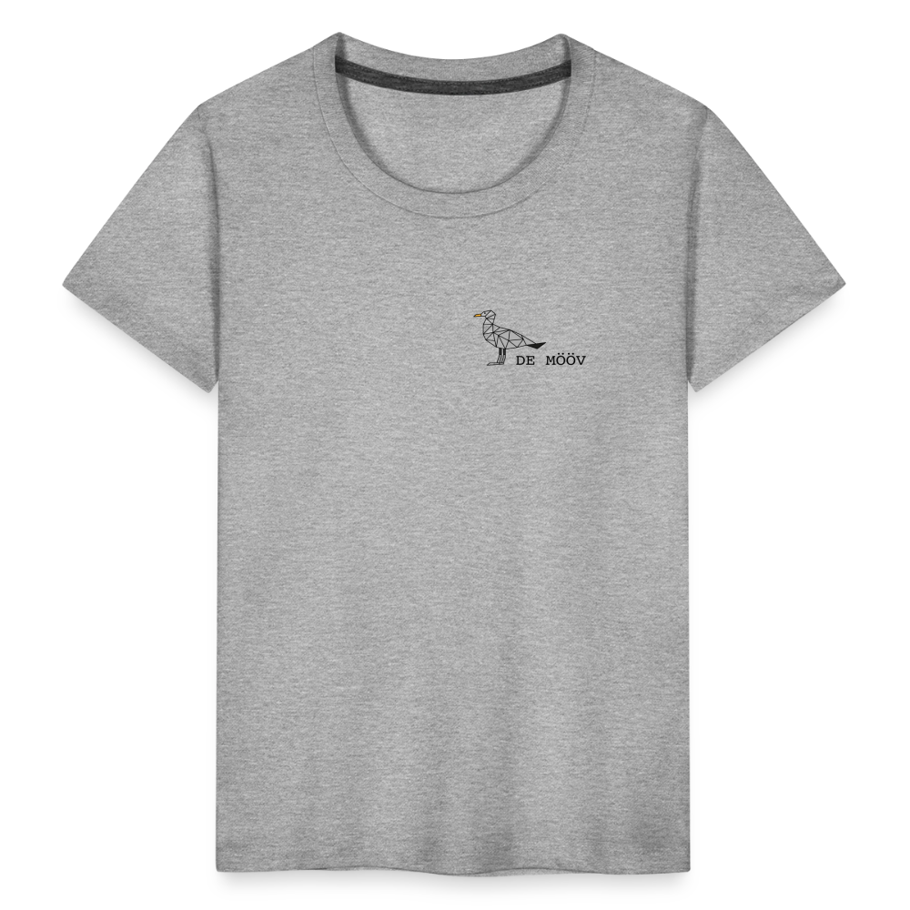 Kinder Premium T-Shirt - de Mööv - Grau meliert