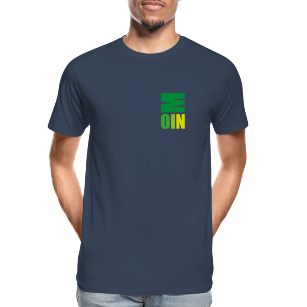 Männer Premium Bio T-Shirt - Moin - Navy