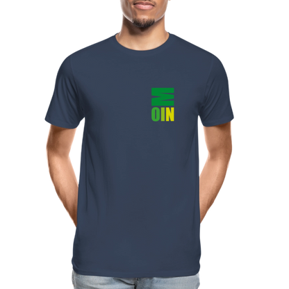 Männer Premium Bio T-Shirt - Moin - Navy