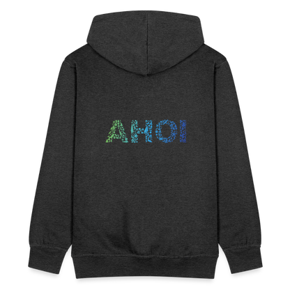 Herren Premium Kapuzenjacke - Ahoi doodles - Anthrazit