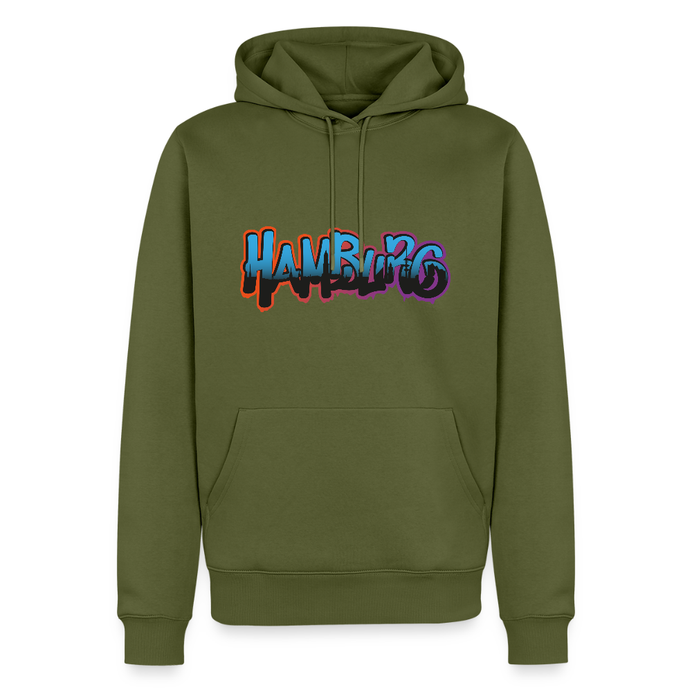 Herren Premium Hoodie - Hamburg - Khaki