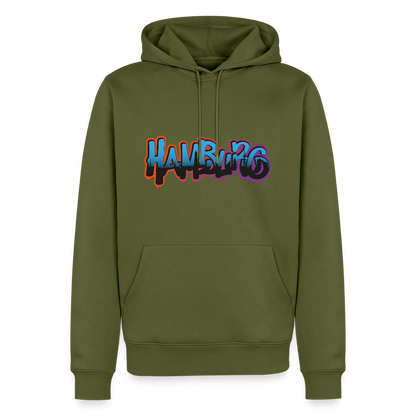 Herren Premium Hoodie - Hamburg - Khaki