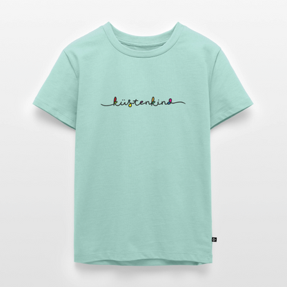 Kinder Premium T-Shirt "Küstenkind" - Mint 
