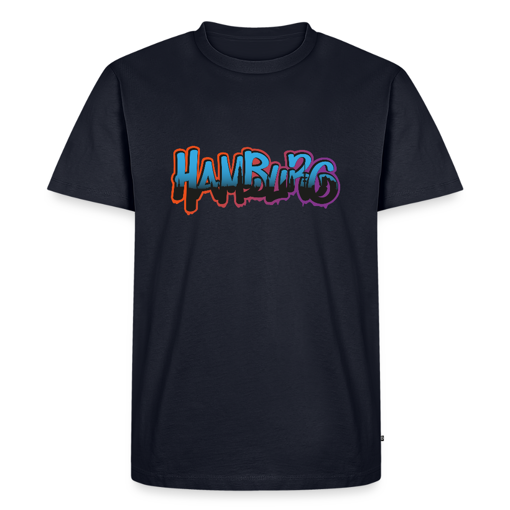 Herren Premium Bio T-Shirt - Hamburg - Navy