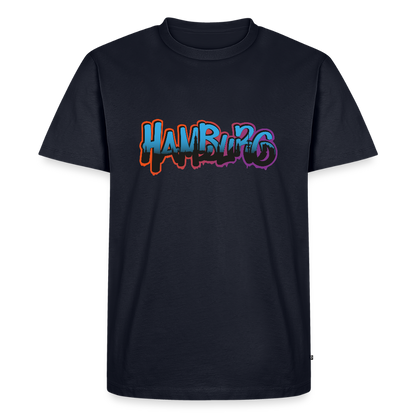 Herren Premium Bio T-Shirt - Hamburg - Navy