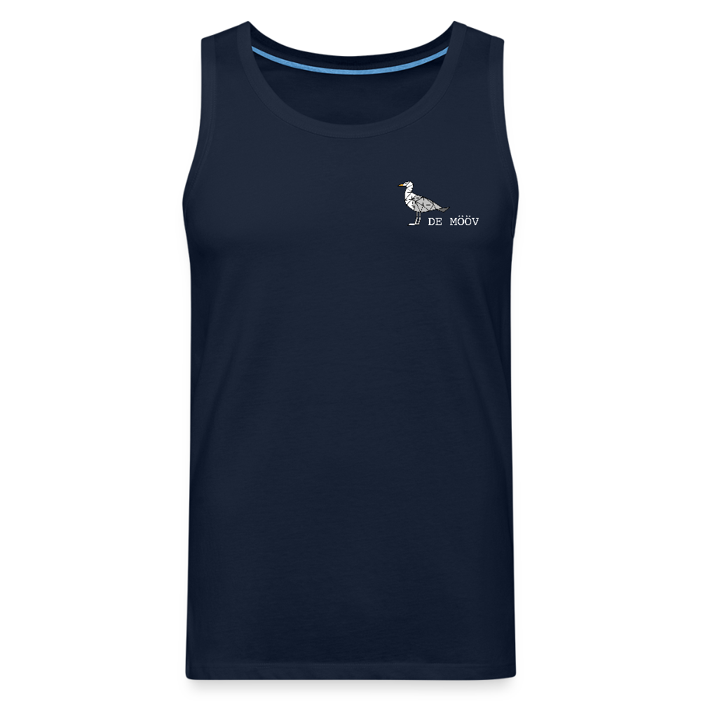 Männer Premium Tank Top - de Mööv (weiss) - Navy