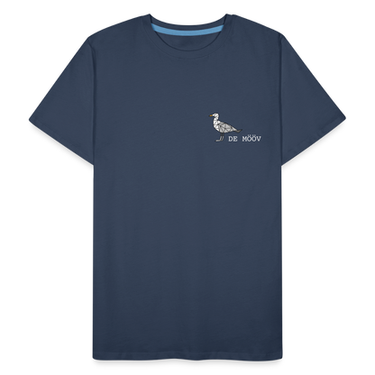 Männer Premium Bio T-Shirt - de mövv (weiss) - Navy