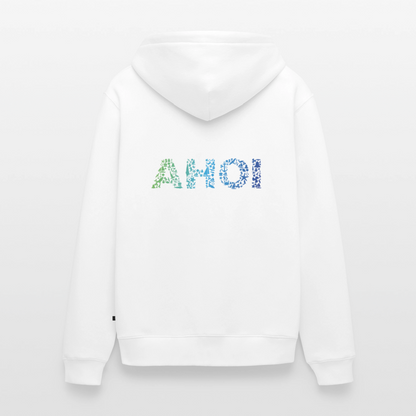 Herren Premium Kapuzenjacke - Ahoi doodles - Weiß
