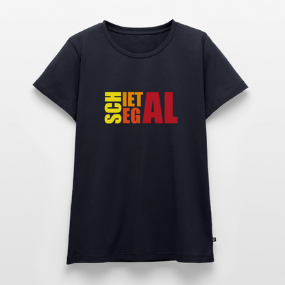 Damen Premium Bio T-Shirt - Schietegal - Navy