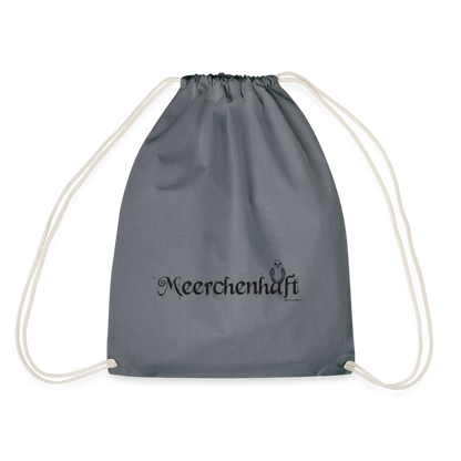 Meerchenhaft Turnbeutel - Grau