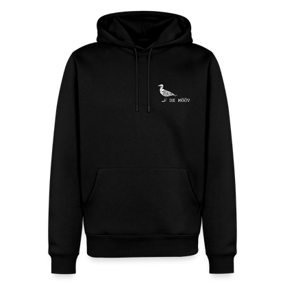 Herren Premium Hoodie - de Mööv (weiss) - Schwarz