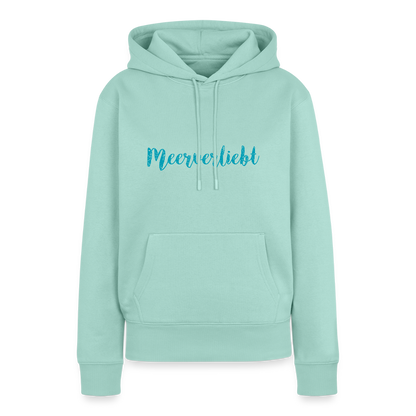Damen Premium Hoodie - Meerverliebt - Mint 