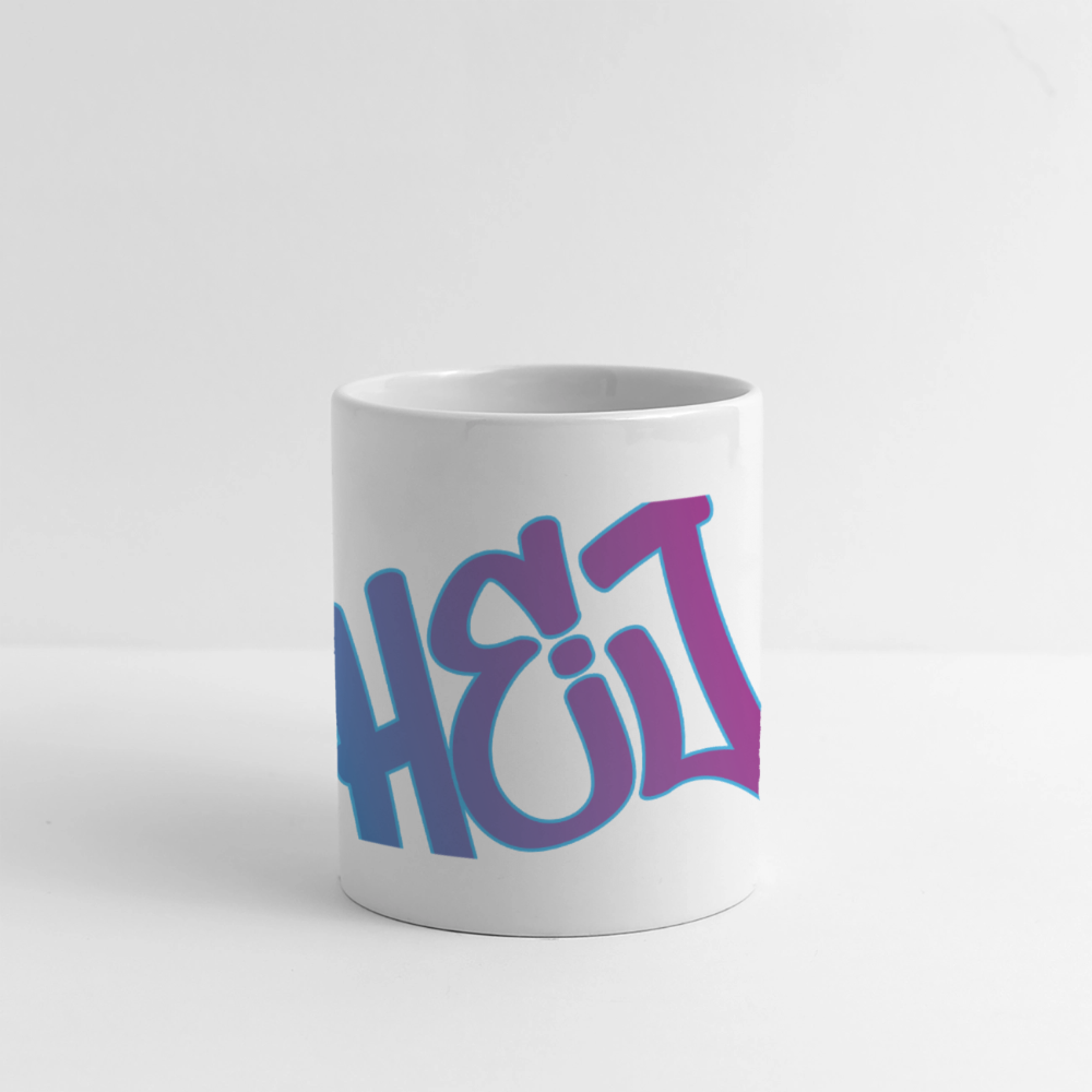 Panoramatasse - Hej - Weiß